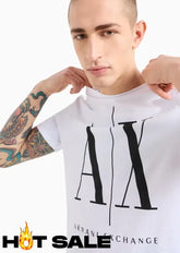 T-Shirt Men White Armani Exchange XXL Camiseta